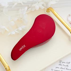 TEMU 크리에이티브 트렌디 컬리 헤어 마사지 빗, 엉킴 방지 디탱글링 브러시, 휴대용 헤어 스타일링 도구, 플라스틱 브리슬, ABS 플라스틱 핸들, 일반 모발용