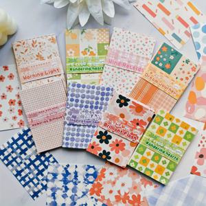 TEMU 빈티지 스크랩북 용지 키트 400매 (8팩), 콜라주 정크 저널 용품, 공예용 미적 문구, 저널링, 사진 앨범, 장식 및 손 계산용 재료