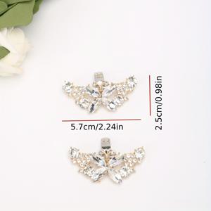 TEMU 1쌍 (2개) 탈부착 DIY 신발 액세서리, 라인스톤 달, 곡선 꽃, 골드 메탈 사각/원형 버클 장식. 블랙, 화이트, 레드 패셔너블하고 우아한 신발 클립. 하이힐, 플랫슈즈, 여성화, 직장, 비즈니스, 웨딩, 데이트, 결혼식용 신발에 적합