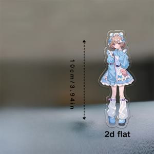 TEMU [2D 플랫] [2D 플랫] 맞춤 아크릴 사진 장식 1개/2개 - 책상 및 홈 데코용 개인 맞춤 양면 피규어, 유연한 위치 조정, 커플, 애완동물 및 가족에게 적합 - 모든 행사에 적합한 특별한 선물