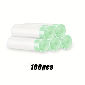 TEMU 여행용 드로스트링이 있는 일회용 변기 커버 100/200매 (17X9인치 / 24X17cm)