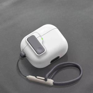 TEMU Airpods 4용 고급 보호 커버, Apple airpods Pro 2 및 3용으로 설계됨. 후크 및 자석 흡착 기능이 있는 충격 방지 슬리브