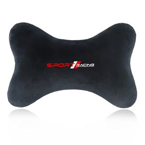 TEMU 스포츠 레이싱 로고가 있는 블랙 소프트 플러시 자동차 시트 쿠션 - 토요타 캠리, 야리스, 타코마, RAV4, 코롤라에 UNIVERSAL FIT - 운전 편안함과 스타일을 향상시킵니다. 스타일리시한 자동차 액세서리 | 플러시 소재, 자동차 시트 쿠션