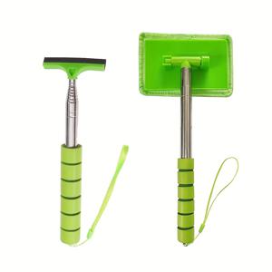 TEMU 자동차 외부 청소 키트 2개 세트, 자동차 청소 브러시, 망원형 핸들이 있는 자동차 백미러 와이퍼, 가정용 청소 도구