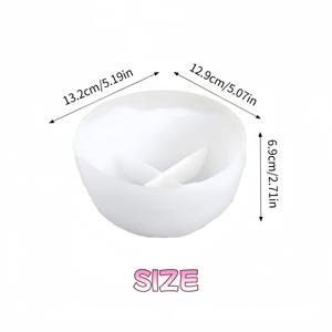 TEMU 1 대형 실리콘 볼 몰드, 점토 몰드, 석고 볼 실리콘 몰드, 둥근 롤링 트레이 몰드, 보석 트레이용 플라워 포트, 수납 상자, DIY 홈 , 테이블탑 장식, 석고, 레진, 점토, 콘크리트 공예 프로젝트에 적합