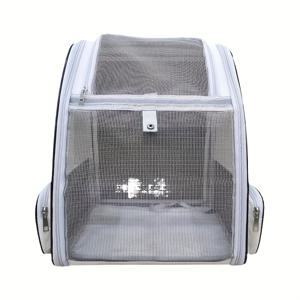 TEMU 야외 활동을 위한 고양이 우주 캡슐 백팩, 통기성 좋은 듀얼 숄더 고양이 캐리어, 휴대용 고양이 여행 가방, 안전한 소재로 제작된 접이식 통기성 듀얼 숄더 고양이 팩, 비행기 또는 자동차에 있는 반려동물에게 적합