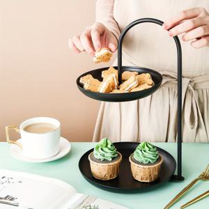 TEMU 가정용 트레이 1개입, 주방, 식당, 거실에 적합, 스낵, 사탕병, 디저트, 케이크 스탠드, 다층 트레이, 과일 접시, 티 세트, 물통, 사탕, 빵 보관에 다용도