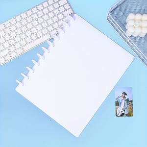 TEMU 크리에이티브 아이돌 앨범 폴더, 3인치 포토 카드 보관 상자, 180장 카드 수납 가능 K-POP 아이돌 북, 투명 플라스틱 앨범