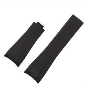 TEMU 로렉스 호환 서브마리너 다이빙 실리콘 시계줄 (단일 스트랩, 버클 없음), 패셔너블하고 스포티한 디자인, 부드럽고 편안한 착용감, 남녀 공용 여름 데일리 웨어. 20mm (그린, 블루, 블랙)