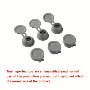 TEMU 6개 세트 역방향 누수 방지 플라스틱 병 뚜껑, 빈병 사용 키트, 욕실 샤워젤 샴푸용 다목적 멀티플립 탑 디자인, 조미료 병 뚜껑, 편리한 플립탑 캡