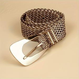 TEMU 여성을 위해 디자인된 스타일리시한 핸드-골든 메탈 버클 스트랩. 캐주얼하고 포멀한 의상 모두에 어울리는 완벽한 제품으로, 직장, 결혼식, 데이트, 해변 파티 및 휴가 복장에 적합합니다.