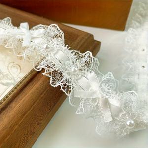 TEMU 1개 리본 레이스 비즈 트림 - 의류, 신발, 모자, 선물, 커튼, 인형 드레스, DIY 장식용 소재