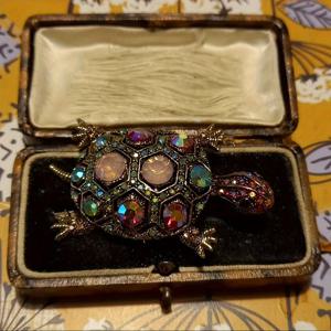 TEMU 바로크 럭셔리 아름다운 거북이 동물 디자인 남성 여성 브로치 핀, 주얼리 액세서리, 결혼식 휴일 파티 커플 선물