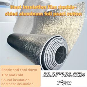 TEMU 1롤 양면 알루미늄 포일 단열재 - 39.37
