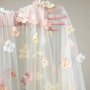 TEMU 레이스 자수 메쉬 원단, 재단, 재봉, 웨딩 드레스, 커튼, 무대 배경, 신부 가리개 등 프로젝트에 적합하며, 야드 단위로 판매됩니다.|커튼봉