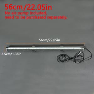 TEMU 수족관 LED 버블 산소 공급 조명 (색상 변경 기능 포함), 잠수식 램프. LED 나노 버블 조명, IPX8, 버블 홀 수족관 조명, LED 7색 자동 색상 변경 산소 공급 도구 (어항, 거북이 탱크에 적합)