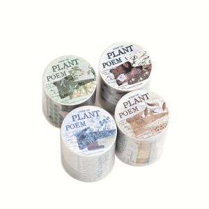 TEMU 스크랩북 장식용 종이 4롤, 