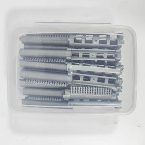 TEMU 25개 뿌리 곱슬링 막대 1박스, 전기 없이 자연스러운 볼륨을 연출하도록 설계됨, 회색 및 핑크 색상 포함, 일반 모발 타입에 적합, 미용실 필수 곱슬링 도구 키트, 헤어 스타일리스트를 위한 완벽한 휴일 선물