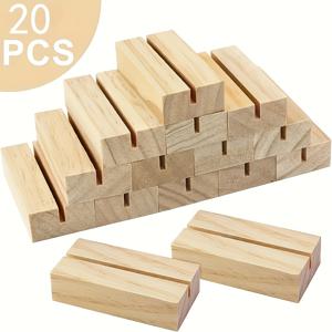 TEMU 20개 세트 포스트카드 홀더, 사진 슬롯과 스티커 노트 홀더가 있는 창의적인 데스크 캘린더 디스플레이 스탠드 – 홈 데코 오거나이저