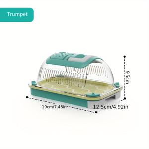 TEMU 파충류, 도마뱀, 곤충 보관용 케이지, 곤충 재배용 휴대용 사육 상자, 야외 곤충 사육 용기