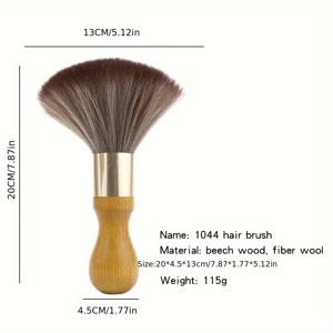 TEMU 1개, 대형 헤어 스타일링 브러쉬, 나무 손잡이 헤어 브러쉬, 헤어 스타일링, 살롱 및 가정용 살롱 도구, 살롱 브러쉬, 천연 헤어 브러쉬, 나무 손잡이 브러쉬, 헤어 브러쉬