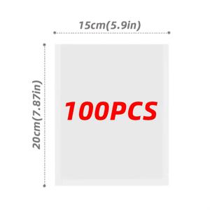 TEMU 100개 진공 식품 보관백 세트, 6가지 사이즈, 식품 보관, 진공 조리, 과일 및 주방 포장용 신선 보관백
