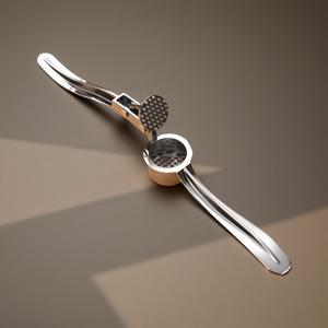 TEMU 사용자 친화적인 알루미늄 합금 마늘 프레스, 마늘 슬라이서 및 분쇄기, 실용적인 주방 도구 (식기세척기 사용 가능, 튼튼함).