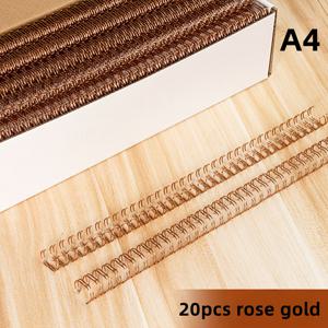 TEMU A4/A5 사이즈의 20개 메탈 바인더 링 - 저널, 노트북, 앨범용 튼튼한 철제 링, 다양한 색상으로 제공, 학교 및 사무실 사용에 적합