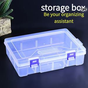 TEMU 다기능 이중층 낚시용품 및 미끼 보관함 - 투명 내구성 강화 낚시용품, 훅, 벌레, 미노우용 - 휴대용 낚시용품 보관함