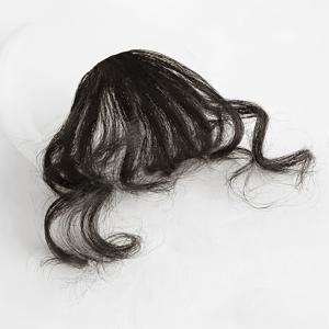 TEMU 1개 패셔너블 여성용 뱅 가발, 자연스러운 인비저블 합성 헤어 익스텐션과 에어리 컬