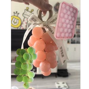 TEMU 25구 원형 실리콘 몰드, 양초, 비누, 레진, 석고 제작에 적합; 작은 원형 비누에 완벽, 욕실 장식에 좋고, 훌륭한 선물로 좋습니다.