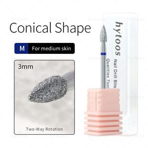 TEMU 1개 3mm 크롬 도금 큐티클 비트 - 전문가용 네일 드릴, 굳은살 제거, 정밀 절단 및 디테일링, 내구성 및 오래 지속, 네일 살롱, 네일 살롱 도구, 네일 살롱 용품에 적합