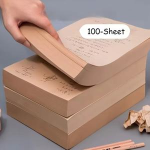 TEMU 매트 드로잉 용지 | 내구성 강한 눈 보호 다기능 스케치, 계산 및 메모용 시트 – 이상적인 사무/학교 용품. 포함: 문구 패드, 깔끔한 레이아웃의 드래프팅 용지, 매끄러운 표면, 두꺼운 질감 소재 (엔지니어 및 건축가에게 완벽)