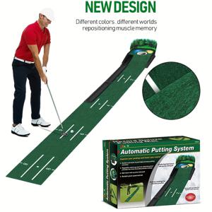 TEMU 실내용 골프 퍼팅 연습 매트, 가정 연습에 적합, 제조자 직접 공급|골프용품