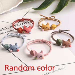 TEMU 여성용 여우 머리끈 5개 세트 - 귀여운 동물 머리띠, 여우 모양 고무줄, 내구성 있는 여우 얼굴 머리 액세서리 (포니테일, 번, 땋은 머리용)