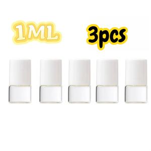 TEMU 3개 (3병) 미니 유리 롤러 병 1ml 용량 & 2mm 롤러 - 휴대용 여행용 샘플 용기, 향수, 에센셜 오일, 스킨케어용 - 컴팩트 유리 바이알, 이동 중 리필용