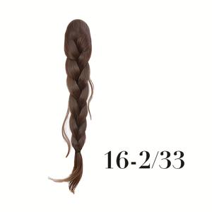 TEMU 여성용 브레이드 가발, 로우 타이 피쉬테일 브레이드, 레이지 스타일 헤어 클립, 트위스티드 브레이드, 롱 브레이드 헤어, 포니테일 가발