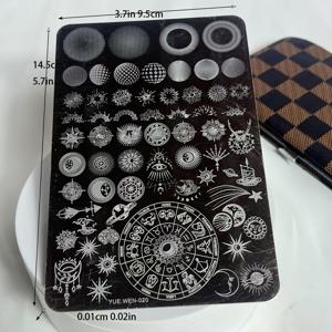 TEMU 네일 아트 스탬핑 플레이트