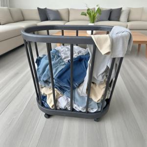 TEMU 1 휴대용 다기능 수납 바구니 | 이동이 용이한 바퀴 달린 요가 매트/운동 장비 수납 바구니 | 가정용품/피트니스 제품/세탁 바구니, 피트니스 액세서리 정리함, 세탁함, 모던 수납 상자, 스타일리시 수납 솔루션|요가|빨래바구니