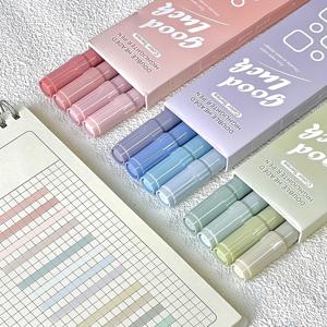 TEMU 12/8/4색 수성 이중 헤드 디자인 하이라이터, 무독성 고품질 잉크, 미술, 공예, 카드, 학생 교실 표시에 적합, 이스터, 개학 선물로 완벽