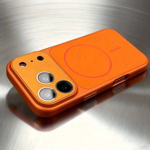 TEMU 휴대폰 케이스 - 고급스러운 즉각적인 변신 17Pro 마그네틱 무선 충전 아이폰 13 17 Pro Max 에어 풀 메탈 커버 카메라 렌즈 보호 무광 메탈릭 페인트 하드 프레임 소프트 백 커버|폰케이스|아이폰케이스