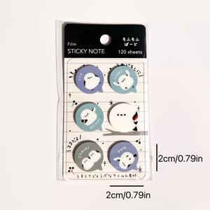 TEMU 1개 120개 귀여운 강아지 & 새 인덱스 탭 - 사랑스러운 동물 디자인의 투명 스티커 메모, 학교, 사무실, 저널링 & 프로젝트용 내구성 좋은 폴리에틸렌 테레프탈레이트, 귀여운 스티커 메모, 학용품, 재미있는 디자인, 간편한 부착