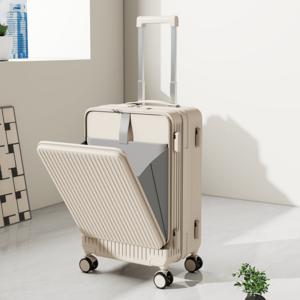 TEMU 프론트 오픈 캐리어기 18인치 20인치내용 하드 캐리어