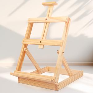 TEMU KISMIS 조정 가능한 이젤이 포함된 4K/8K화판 높낮이 조절 가능 - 7 위치 데스크탑 스케치 스탠드 - 그림, 캔버스, 사진에 적합 - 미술 파티, 교실, 홈 스튜디오에 적합 - 초보자 및 성인 18+ - 1개 