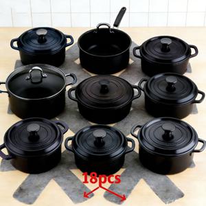 TEMU 18개 대형, 중형, 소형 펠트 냄비, 팬, 주방용품용 보호 패드, 내열 파티션 패드, 스크래치 방지, 개별 표면 패드, 주방 도구 및 조리기구 액세서리