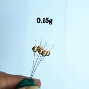 TEMU 6개 낚시 추, 정교한 액세서리, 얼음 낚시 추 구슬, 전통 당겨서 미끼 낚시법, 개울 작은 물고기 낚시법, 미끼 뗏목 낚시