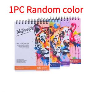 TEMU 1개 대형 양장 수채화 스케치북, A5 사이즈, 고품질 두꺼운 표지, 두꺼운 종이 페이지, 그림 그리기, 수채화, 다양한 및 미술 학생용, 예술적 디자인, 내구성 있는 제본