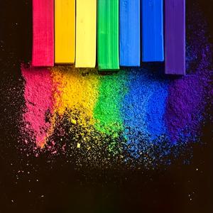 TEMU chalk 12색 초보자 연습용 특수 파스텔 페인트 브러쉬 미술 그림 그리기 용품 칠판 연필