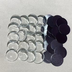 TEMU 40개 0.984인치 유리 돔 냉장고 자석 키트, 접착식 자석 20개와 투명 유리 캡슐 20개 포함. 주방 장식, 달력 자석 스티커, 메시지 홀더, 냉장고 자석, 부활절 장식에 적합