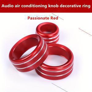 TEMU BMW 2시리즈 투어링, 1시리즈, 3시리즈, 4시리즈 GT 모델용 내부 개조에 적합한 알루미늄 합금 내부 트림 링이 포함된 새로운 3pcs 자동차 액세서리 세트, 그리고 새로운 X1 오디오 및 에어컨 노브